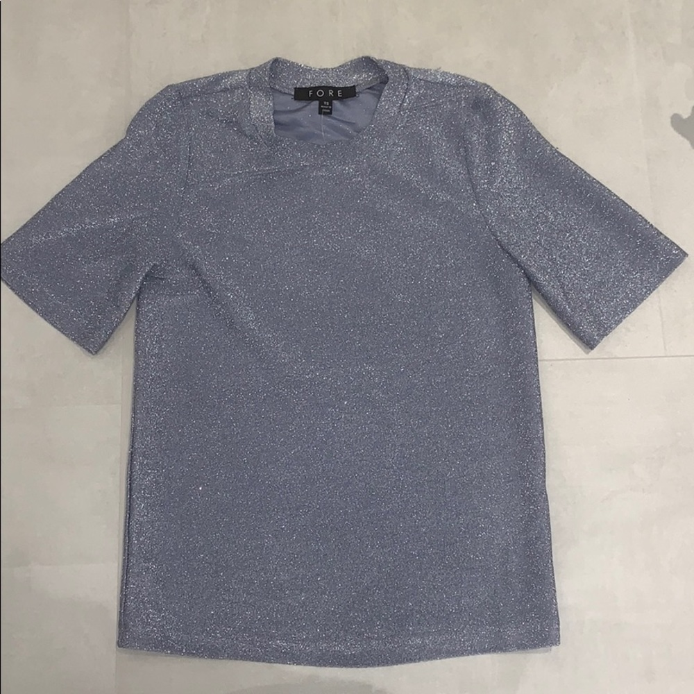 A very sparkly t-shirt